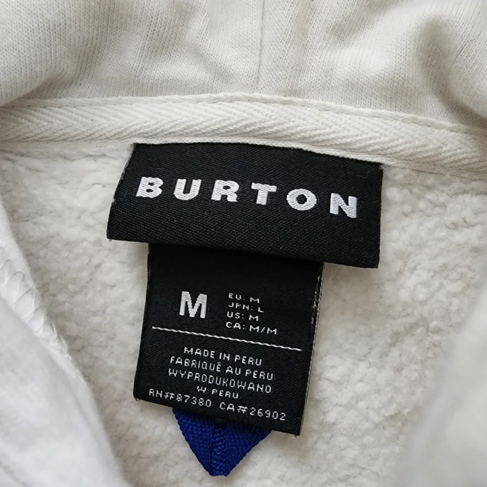 Burton white hoodie sweater medium - Picture 4 of 10